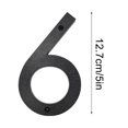 thumbnail image 1 of Dvruxg Modern Floating House Numbers for Outside, Large Black Shadow Home Number with Nails Kit & Template, Easy to Be Mounted for Exterior House Address, Garage Gate, Street, Farmhouse, 1 of 5