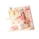 thumbnail image 4 of Organizador de pared de tablero perforado, multifuncional, sin perforaciones, para muñecas, color beige, 4 of 12