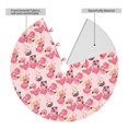 thumbnail image 2 of Yiaed Summer Flamingo Print Christmas Tree Skirt , Tree SkirtsTree Mat for Christmas Winter Holiday Indoor Decorations-48", 2 of 7