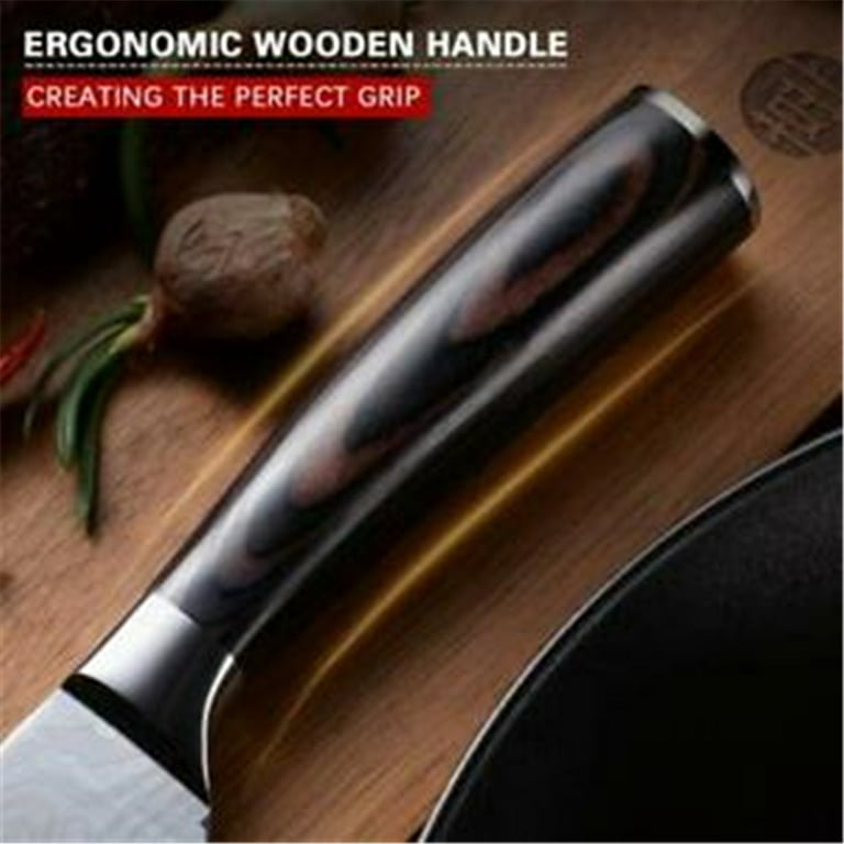 Paring Knife 3.5 inch - Peeling Knife Fruit Knives Small Kitchen Chef Knives Vegetable Knives - German HC Stainless Steel - Ergonomic Pakkawood Handle