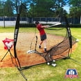 thumbnail image 4 of Hit Run Steal Heavy Duty Softball and Baseball Net with Carrying Bag, Black, 4 of 7