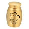 thumbnail image 5 of oshhnii Dog Cat Funeral Storage Container Pet Burial Retain Memories Metal Urn Gold, 5 of 9