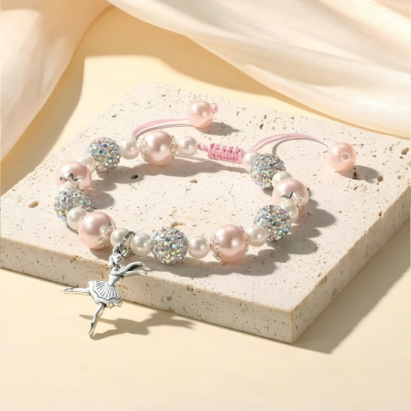 DESIGNICE 2026 New Dance Recital Gifts for Young Girls Dancing Girl Dance Bracelet for Dance Lover Team Ballerina Gift for Little Ballet Dancer Dancing School Competition Gifts for Ba