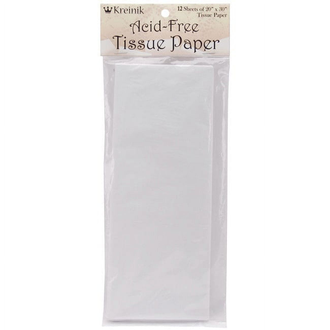 White Acid-Free Buffered Tissue Paper
