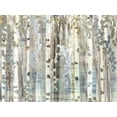 thumbnail image 2 of Jill, Susan 24x19 Black Ornate Wood Framed with Double Matting Museum Art Print Titled - Birch Wood Meadow, 2 of 4