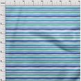 thumbnail image 4 of oneOone Silk Tabby Medium Blue Fabric Stripes Dress Material Fabric Print Fabric By The Yard 42 Inch Wide, 4 of 4