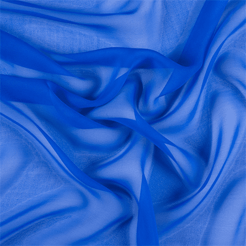 Sapphire Blue Silk Chiffon, Fabric By the Yard - Walmart.com