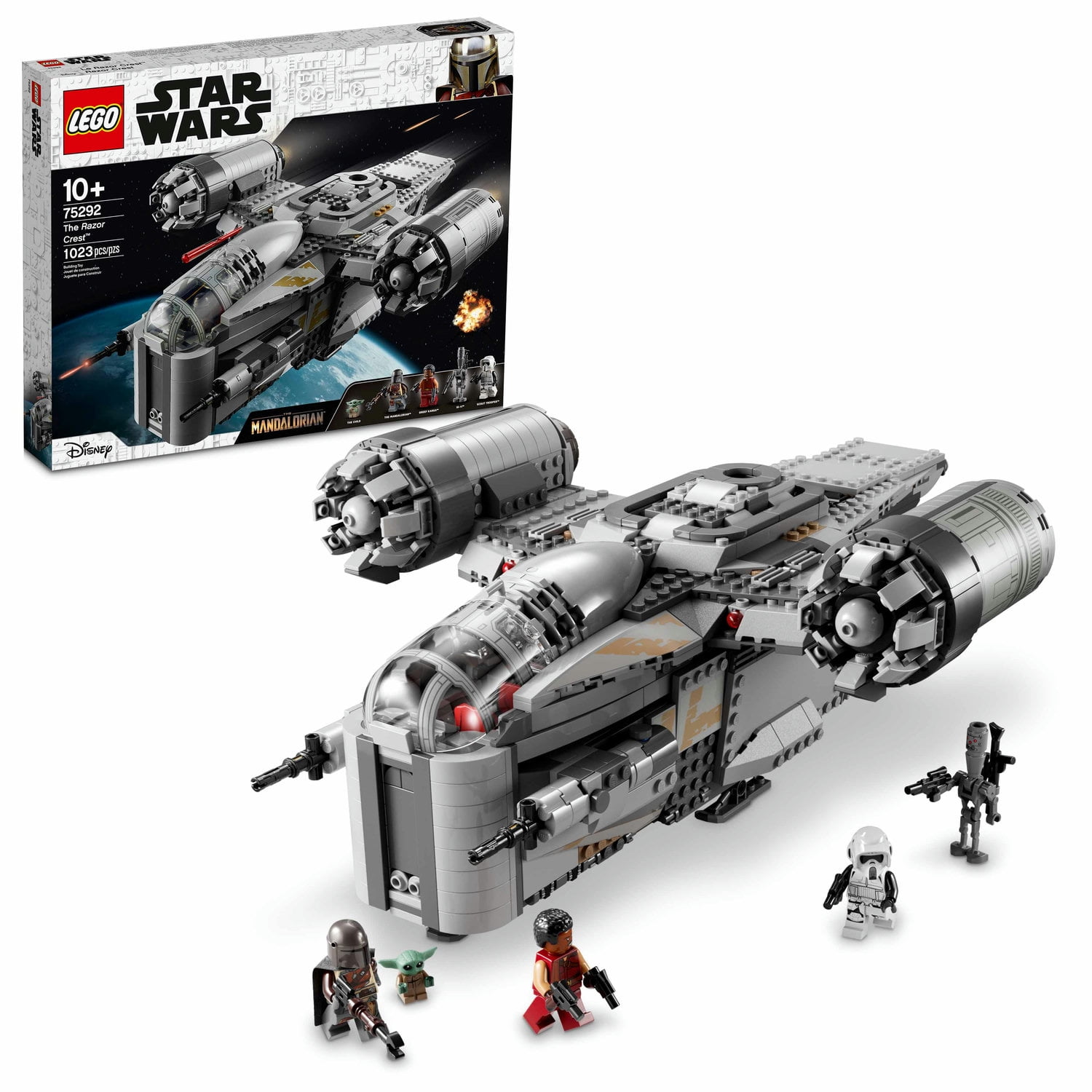 Disney The Mandalorian Lego Star Wars Razor Crest Spaceship Build Kit Brand New 