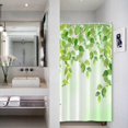 thumbnail image 2 of Baocicoo Green Leaves Shower Curtain Sets Plant Botanical Shower Curtain for Bathroom Fresh Countryside Farmhouse Bath Decor Waterproof Durable Polyester Shower Curtain with Hooks 36x72 Inches, 2 of 6