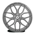 thumbnail image 3 of Asanti Black Aluminum Rim ABL-27 DYNASTY 20X9in Titanium Brushed Finish, ABL27-20905235TB, 3 of 3