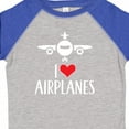thumbnail image 4 of Inktastic Plane I Love Airplanes Boys or Girls Toddler T-Shirt, 4 of 5