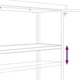 thumbnail image 5 of vidaXL File Cabinet Black 90x40x180 cm Steel, 5 of 5