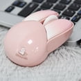 thumbnail image 2 of UHUYA Wireless Mouse Mute Lovely Rabbit Women Office Laptop Pink, 2 of 4