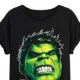 thumbnail image 3 of Marvel Hulk - Portrait Oversized - Women's Oversized Graphic T-Shirt, 3 of 5