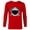 New Red, variant on Disney PIXAR Finding Nemo Bruce JAWsome - Long Sleeve T-Shirt for Men - Customized-White