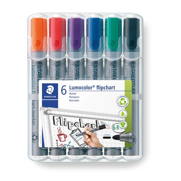Marcadores de Pizarra STAEDTLER 356 WP6 - Set de 6 Colores
