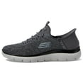 thumbnail image 1 of Skechers Mocassin Homme Summits Key Pace Mains Libres, Charbon/noir, 14 Large, 1 of 5