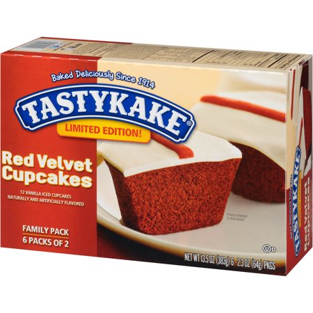 Tastykake® Red Velvet Cupcakes 6-2.3 oz. Packages