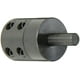 thumbnail image 1 of Climax Metals Part SDA-075 Adaptador reductor con revestimiento de óxido negro de acero dulce 3/4 pulgadas de diámetro 1/2 pulgadas OD 1 3/4 pulgadas de longitud 1/4-28 x 5/8 Tornillo de fijación, 1 of 1