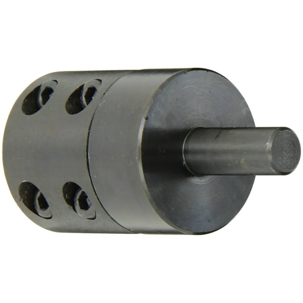 Climax Metals Part SDA-075 Adaptador reductor con revestimiento de óxido negro de acero dulce 3/4 pulgadas de diámetro 1/2 pulgadas OD 1 3/4 pulgadas de longitud 1/4-28 x 5/8 Tornillo de fijación