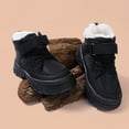 thumbnail image 4 of OWUUcdse Girl's Snow Boots, Thermal Fleece-lined Non-Slip Gift Winter Shoes Black Size 11 (Little Kids), 4 of 4