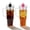 Black and Rose red, variant on 40 oz Clear Plastic Tumbler - Reusable Iced Coffee Cup with Lid and Straw, Suitable for family gatherings, movies, car trips and outdoor iced coffee cups Perfect for Daily Use and festival gifts