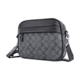 thumbnail image 1 of Bolso Para Hombre Crossbody Bandolera Maletín Moda Casual CIRCULOS negro, 1 of 4
