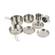 thumbnail image 3 of Juego de 8 utensilios de cocina para acampar con ollas, sartenes y tazas, vajilla para exteriores, utensilios para acampar, 3 of 9