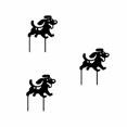 thumbnail image 1 of Decoración de jardín Arte de Patio Estaca de Cachorro de Perro Silueta de Animal Decoraciones de Patio Tarjeta de Patio de acrílico Decoración de jardín de Perro Hueco Silueta Negra Artificial 3 Piezas Cachorro B ER, 1 of 5