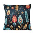 thumbnail image 3 of Designart "Nomadic Mosaic II" Paisley Printed Throw Pillow, 3 of 5