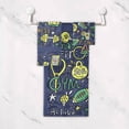 thumbnail image 4 of Coolnut 3 PCS Towel Cute Cartoon Sports Patterns Cotton Bath Towel Set (1 Bath Towel, 1 Hand Towel, 1 Washcloth) for Bathroom, Super Soft and Quick Dry Towels, 4 of 6
