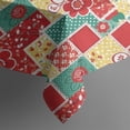thumbnail image 5 of Pioneer Flower Floral Print Pattern Square Tablecloth, Waterproof Wipeable Spillproof Washable Table Cover for Home Kitchen Party Decor, 60"x60", 5 of 6