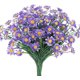 thumbnail image 1 of Paquete de 6 margaritas artificiales para exteriores, hojas falsas, plantas artificiales verdes, ventanas, hogar, boda, oficina, decoración Ormromra  HMHZ1167-4, 1 of 4