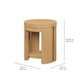 thumbnail image 4 of Beautiful Drew Side Table, Warm Honey finish, 4 of 10