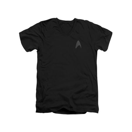 Star Trek Darkness Kirk Command Logo Uniform Costume Adult V-Neck T-Shirt