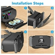VR Labo for Nintedo Switch, OIVO 3D Labo Virtual Reality Glasses Headset for YouTube & Super Smash Bros. & Zelda &
