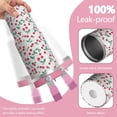 thumbnail image 2 of 30oz Handheld Travel Tumbler with Handle – Double Wall Stainless Steel Insulated Cup, Flip Straw Lid, Leak-Proof & BPA-Free for Hot and Cold Drinks – Durable Coffee & Juice Mug Pink, 2 of 7