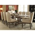 thumbnail image 2 of ACME Landon Square Wooden Top Dining Table in Salvage Brown, 2 of 2