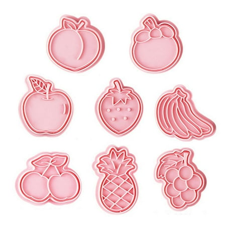 

Famure Biscuit Mold Cookie Cutters Cookie Molds Fruit Themed Elements Mini Banana Shaped Cookie Pastry Cutter Biscuit Shapes Set for Party Decoration Favor top sale