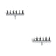 thumbnail image 1 of Eigraketly Home Hotel Fishtank Air Flows Slitter Divisor de tubería de oxígeno ajustable Interruptores individuales Convertidor de distribuidor Type2 NO2, 1 of 6