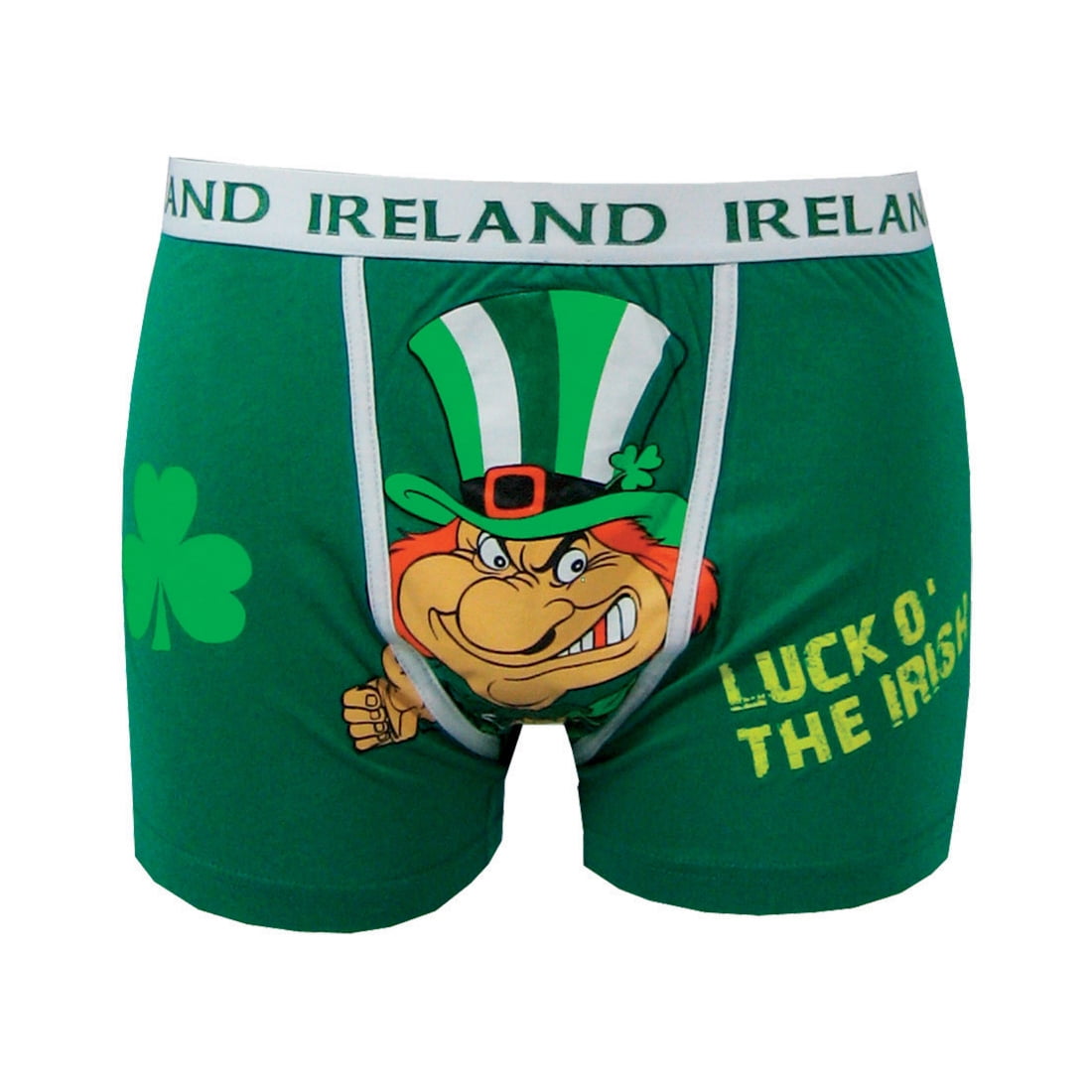 CATSDER St Patricks Day Leprechaun Hat Boxer Briefs Mens Underwear Pack Seamless Comfort Soft