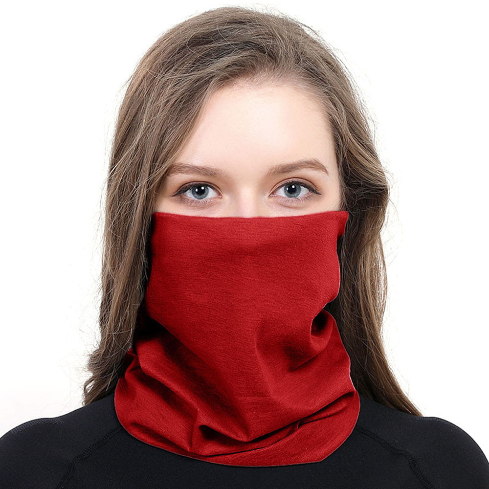 Premium Neck Gaiter Summer Face and Scarf Mask for Men & Women Seamless Face... 