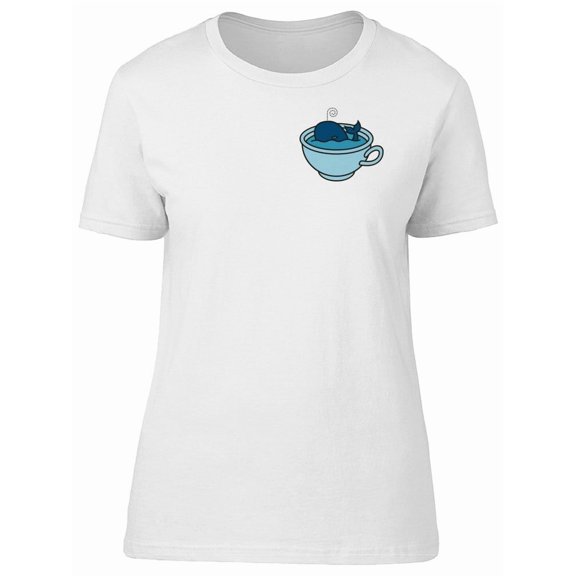 Upperside Whale In Cup T-Shirt Men -Image by Shutterstock, Male Medium