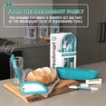 thumbnail image 2 of Breadsmart Artisan Bread Whisk and Bench Scraper Duo - Essential Bread Mixing Tools - Quality Home Bread Making Utensils, 2 of 7
