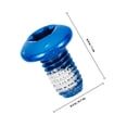 thumbnail image 2 of unbranded 10Ud Tornillos De Inoxidable Para De Disco Color Azul Resistentes A Corrosión, 2 of 7