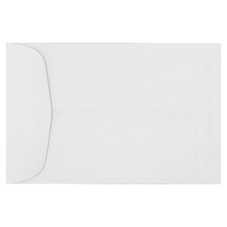 LUXPaper 4 5/8 x 6 3/4 Open End Envelopes, Bright White, 50/Pack