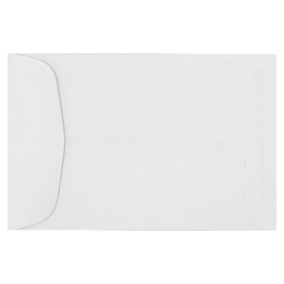LUXPaper 4 5/8 x 6 3/4 Open End Envelopes, Bright White, 50/Pack