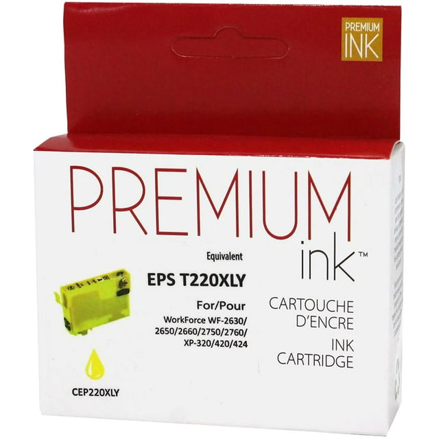 Premium Cartouche d'Encre - Alternative pour Epson T220TG420 - Jaune