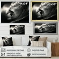 thumbnail image 4 of Designart "Grey Wave at Surfers Paradise I" Sports Floater Framed Wall Art Print, 4 of 7