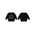 thumbnail image 3 of Aojekbee Baby Halloween Knitted Sweater Casual Pumpkin/Ghost Embroidery Warm Long Sleeve Pullover Infant Knitwear for Toddler, 3 of 10